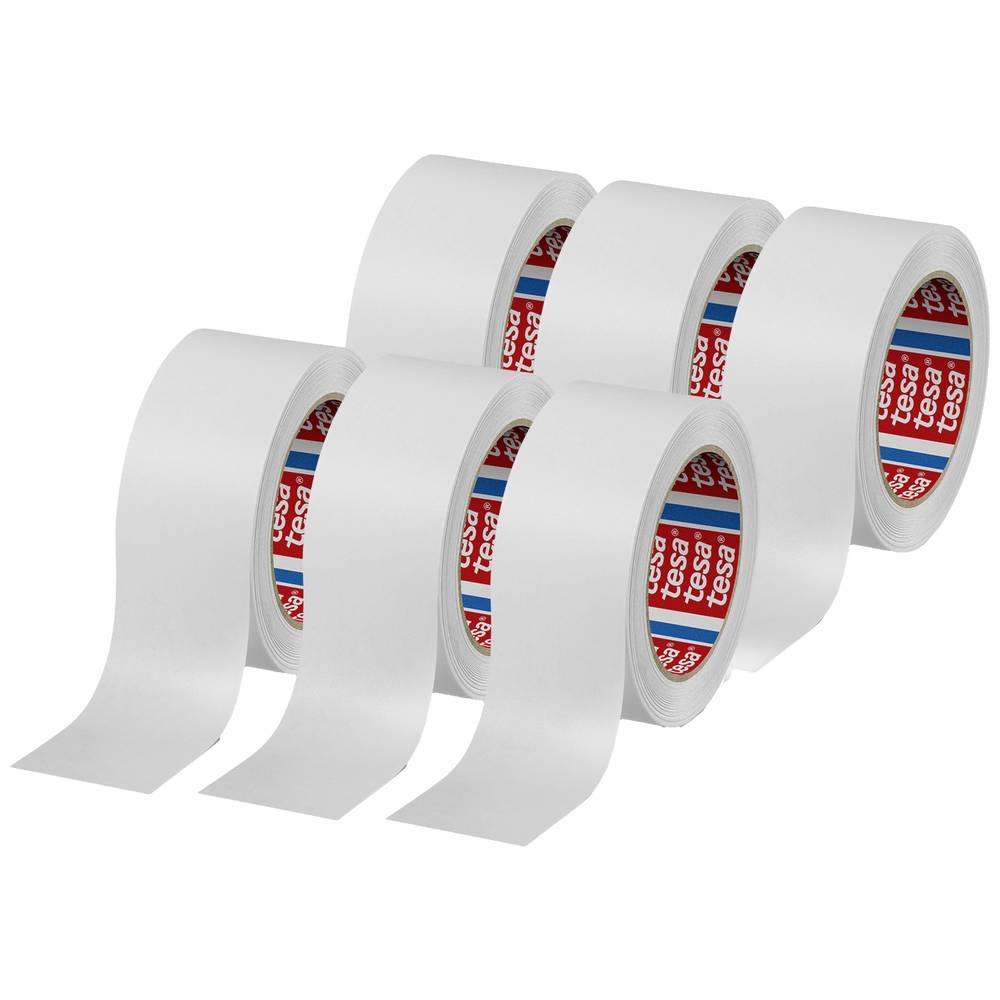 Tesa pack 4313 04313-00004-00 Pakband pack 4313 Wit (l x b) 50 m x 50 mm 6 stuk(s)