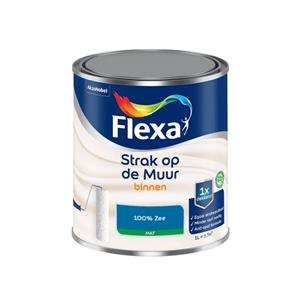 Flexa  Strak Op De Muur Binnen Mat - 100% Zee - Meng - 1 L