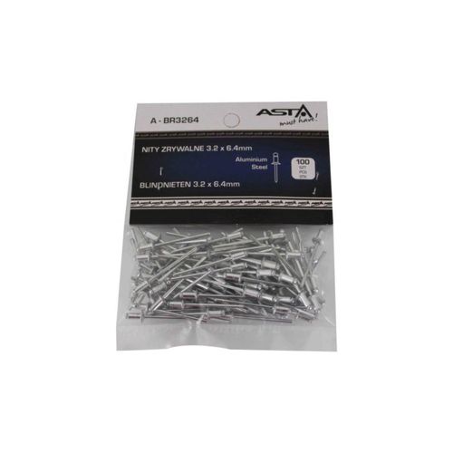 ASTA Tools Asta Popnagels Aluminium 3,2x6,4 Mm, 100 Stuks (a-br3264/100)