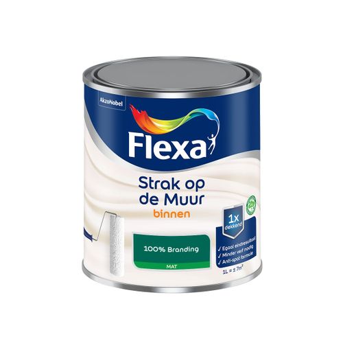 Flexa  Strak Op De Muur Binnen Mat - 100% Branding - Meng - 1 L