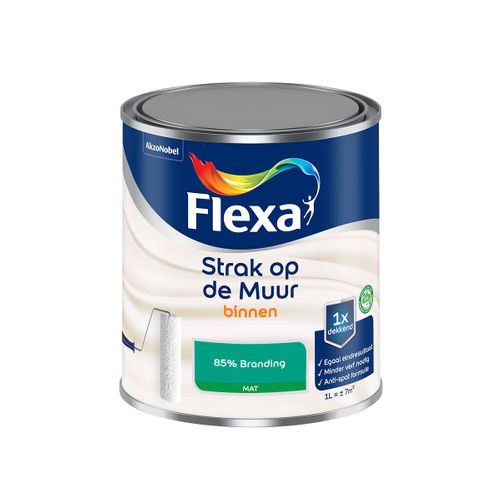 Flexa  Strak Op De Muur Binnen Mat - 85% Branding - Meng - 1 L