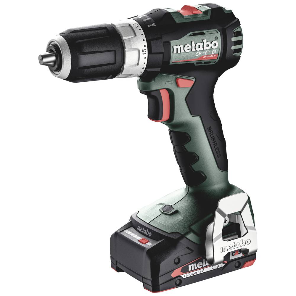 Metabo SB 18 L BL 613157500 Accu-slagmoersleutel 65 Nm 18 V Aantal meegeleverde accus: 2 2 Ah LiHD Brushless, Incl. koffer, Incl. lader, Incl. 2 accus