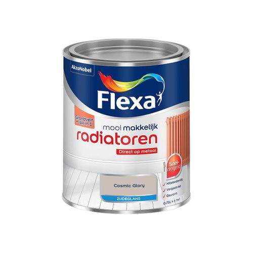 Flexa  Mooi Makkelijk Radiatoren Zijdeglans - Cosmic Glory - 750 Ml