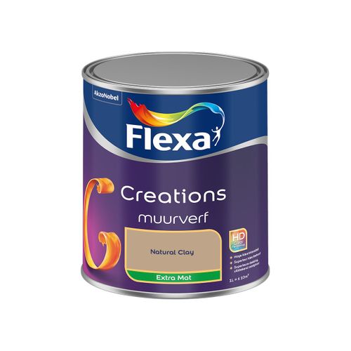 Flexa  Creations Muurverf Extra Mat - Natural Clay - 1 L