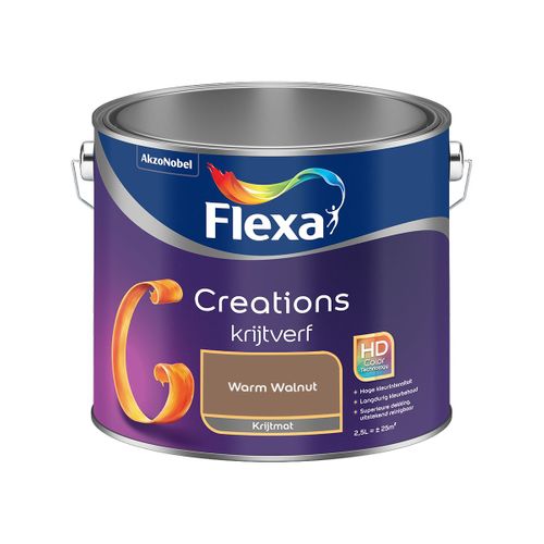 Flexa  Creations Muurverf Krijt - Warm Walnut - 2,5 L