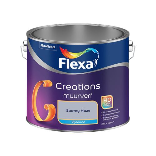 Flexa  Creations Muurverf Zijdemat - Stormy Haze - 2,5 L