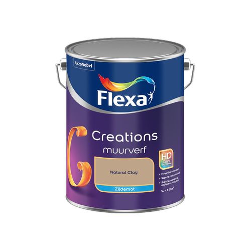 Flexa  Creations Muurverf Zijdemat - Natural Clay - 5 L