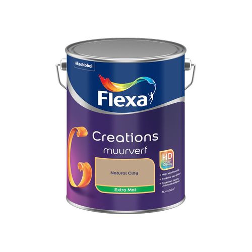 Flexa  Creations Muurverf Extra Mat - Natural Clay - 5 L