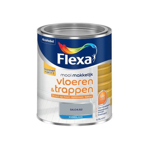 Flexa  Mooi Makkelijk Vloeren & Trappen Zijdeglans - S4.04.62 - 750 Ml