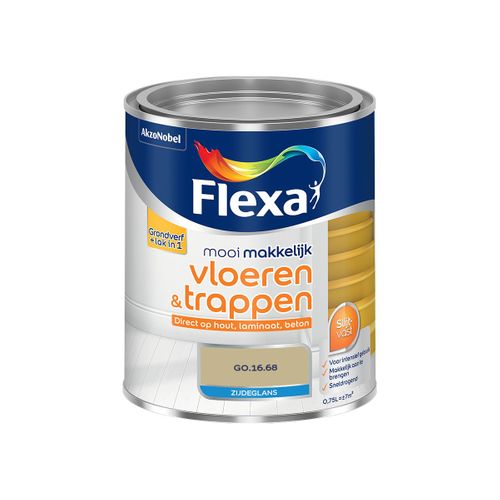 Flexa  Mooi Makkelijk Vloeren & Trappen Zijdeglans - G0.16.68 - 750 Ml