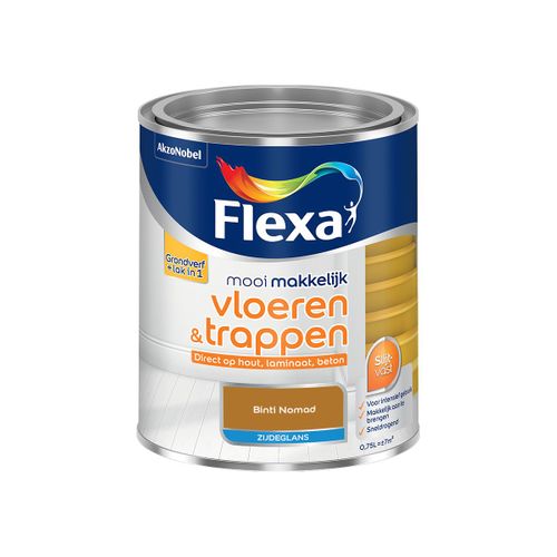 Flexa  Mooi Makkelijk Vloeren & Trappen Zijdeglans - Binti Nomad - 750 Ml