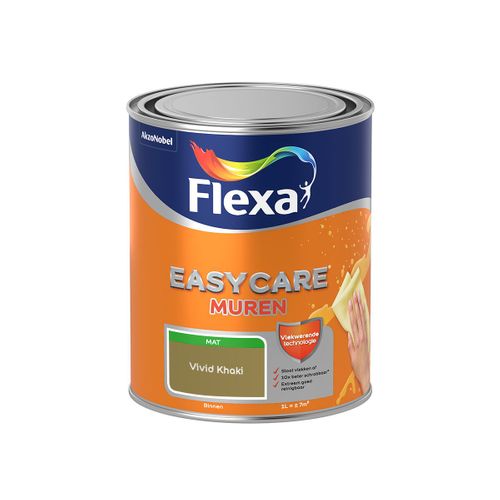 Flexa  Easycare Muren - Vivid Khaki - 1 L