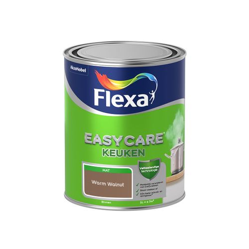 Flexa  Easycare Keuken - Warm Walnut - 1 L