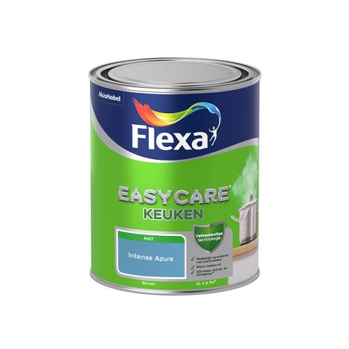 Flexa  Easycare Keuken - Intense Azure - 1 L