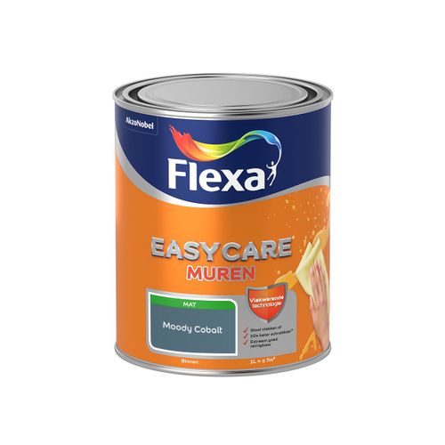 Flexa  Easycare Muren - Moody Cobalt - 1 L