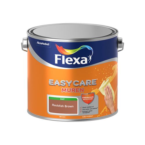 Flexa  Easycare Muren - Reddish Brown - 2,5 L