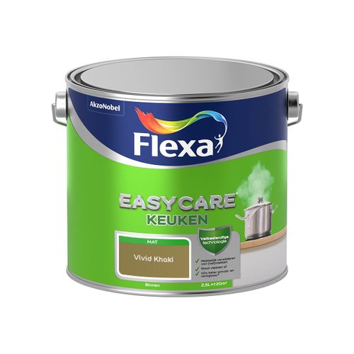 Flexa  Easycare Keuken - Vivid Khaki - 2,5 L