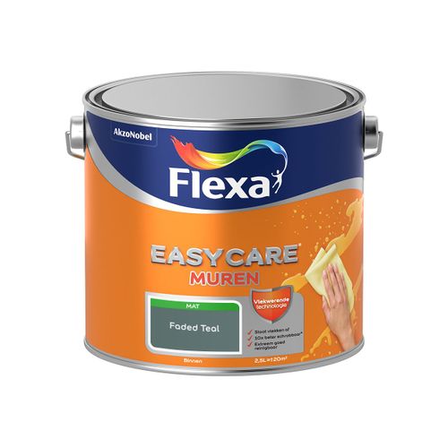 Flexa  Easycare Muren - Faded Teal - 2,5 L