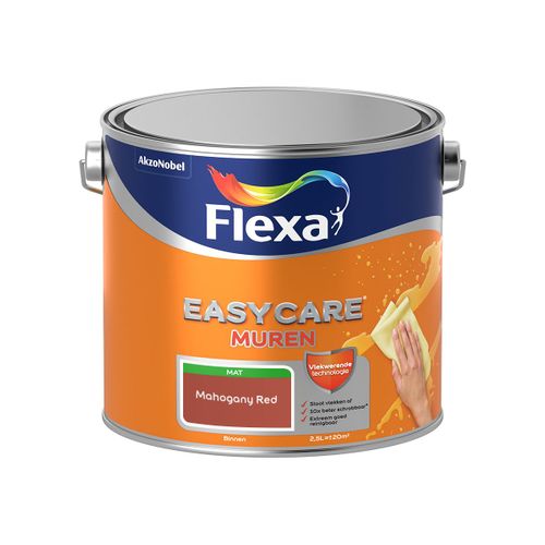 Flexa  Easycare Muren - Mahogany Red - 2,5 L