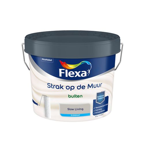 Flexa  Strak Op De Muur Buiten Zijdemat - Slow Living - 2,5 L