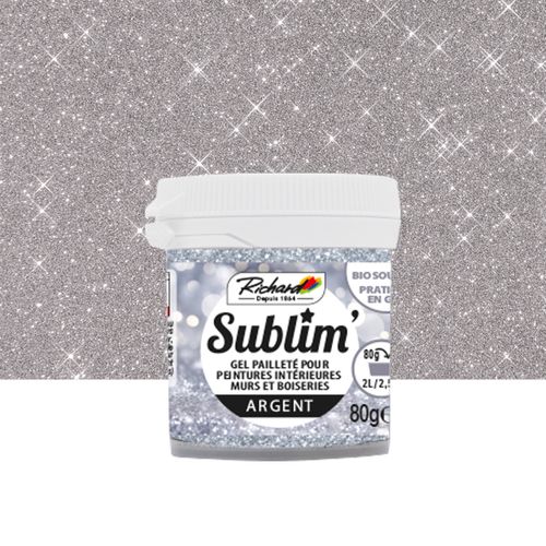 RICHARD Sublim' Glittergel - Zilver -  80g