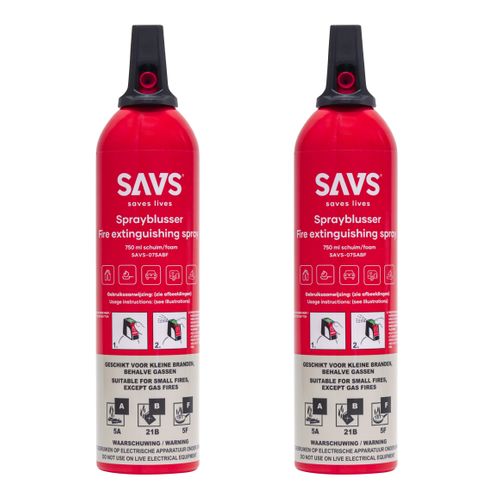 SAVS Sprayblusser 750ml Abf 2-pack - Vorstvrij - Onderhoudsvrij