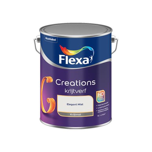 Flexa  Creations Muurverf Krijt - Elegant Mist - 5 L