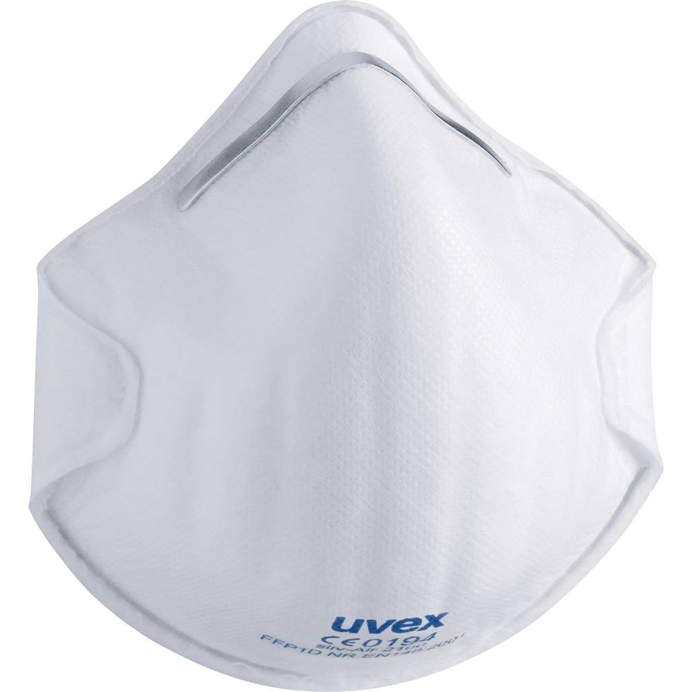 Uvex silv-Air classic 2100 FFP1 8742101 Fijnstofmasker zonder ventiel FFP1 3 stuk(s) EN 149:2001 + A1:2009 DIN 149:2001 + A1:2009