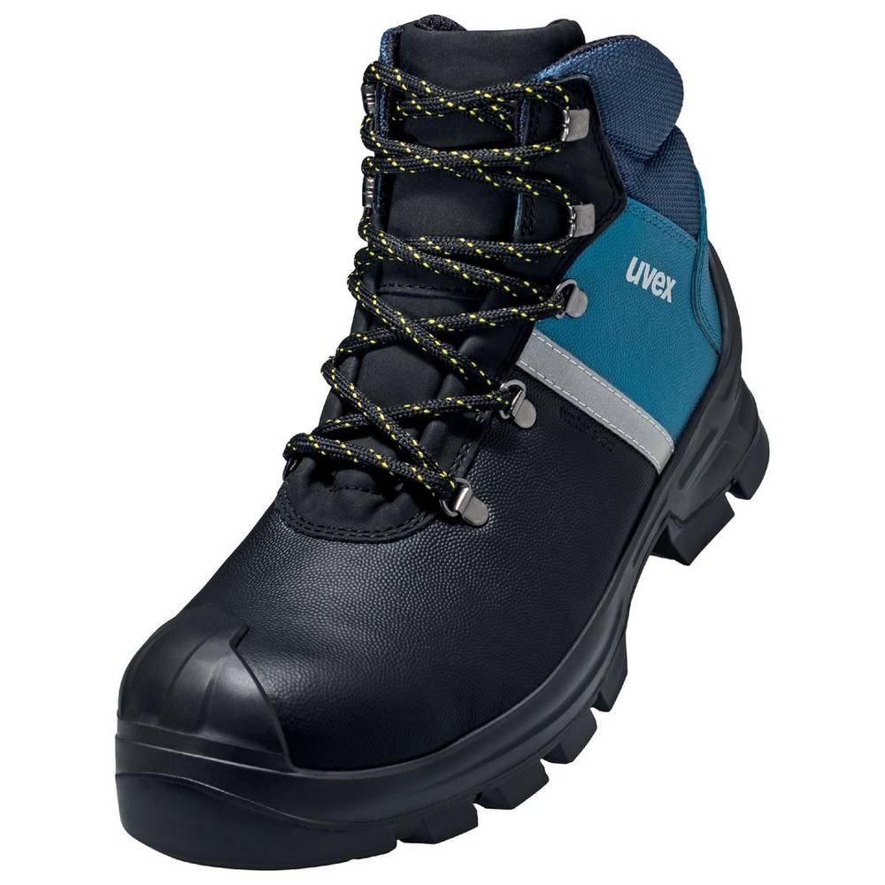 Uvex 2 construction 6513250 Hoge veiligheidsschoenen S3 Schoenmaat (EU): 50 Zwart, Blauw 1 paar