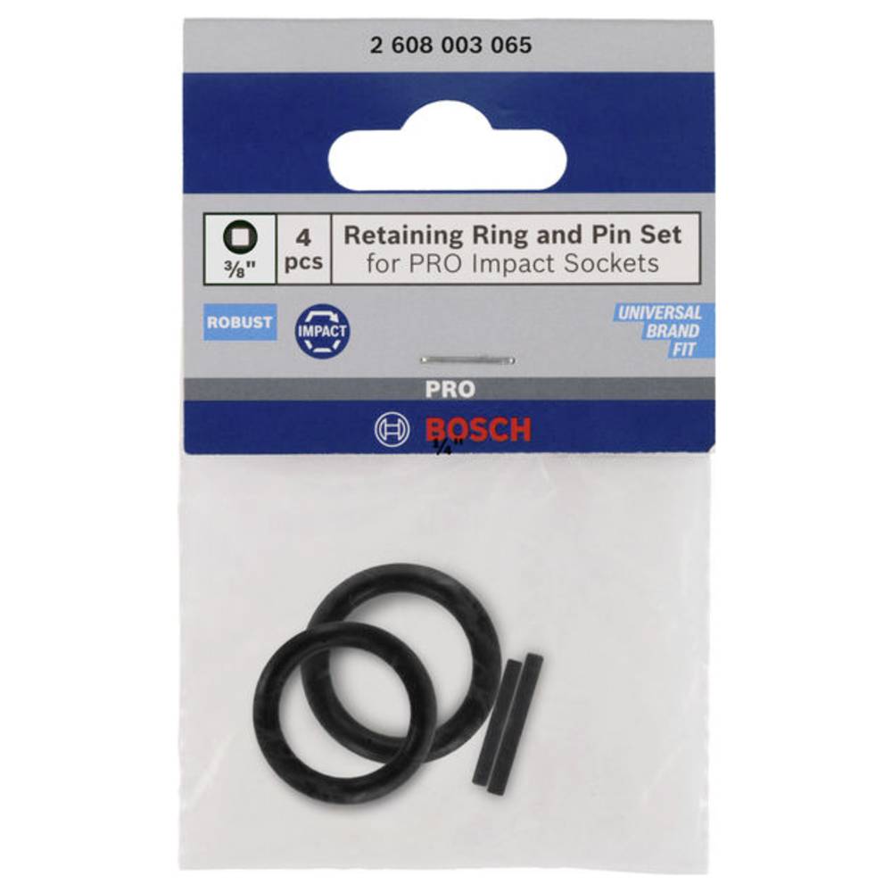 Bosch Set Haltering und Stift, für PRO Impact Steckschlüssel 3/8", Sicherung