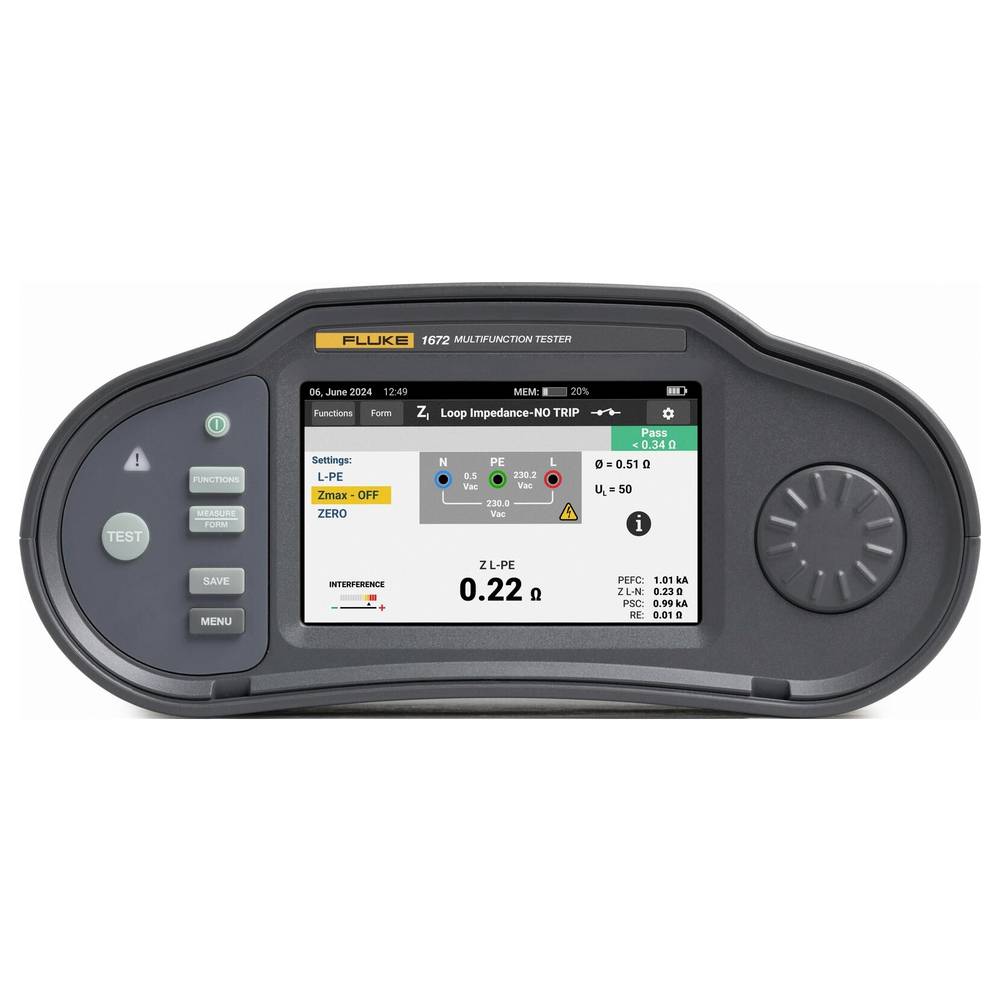 Fluke 1672 CH Installatietester