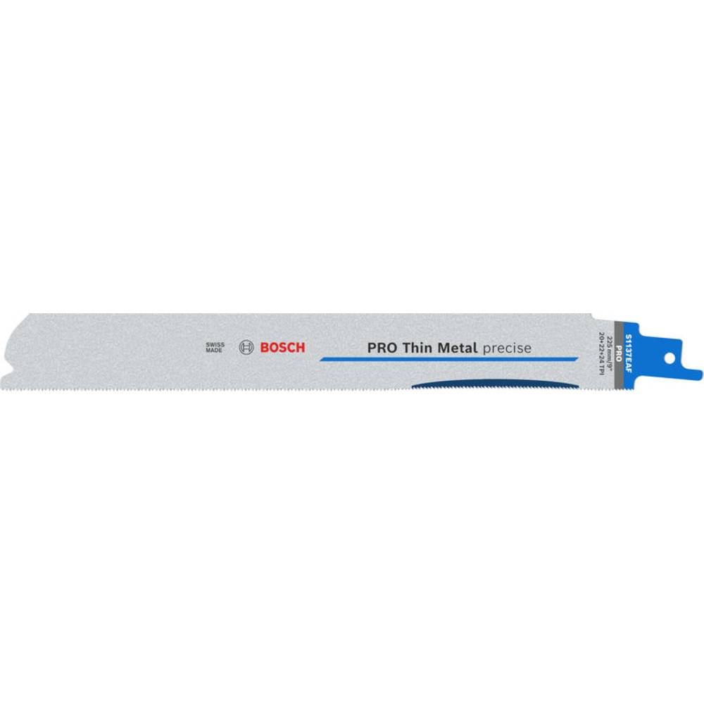 Bosch Professional 2608658989 PRO Thin Metal precise S1137EAF blad, 1,1 x 25 x 225 mm, 5-delig 5 stuk(s)