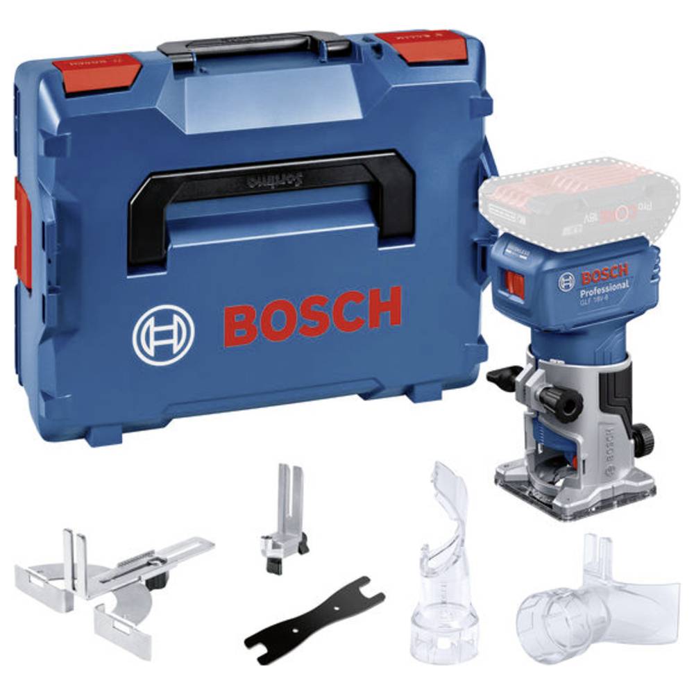 Bosch Akku-Kantenfräse /-Laminatschneider GLF 18V-8 Professional solo, 18Volt, Oberfräse