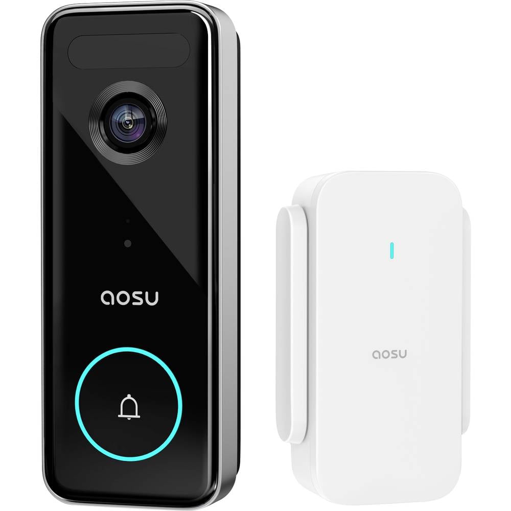 Aosu V8S Complete set voor Video-deurintercom WiFi 1 stuks Zwart