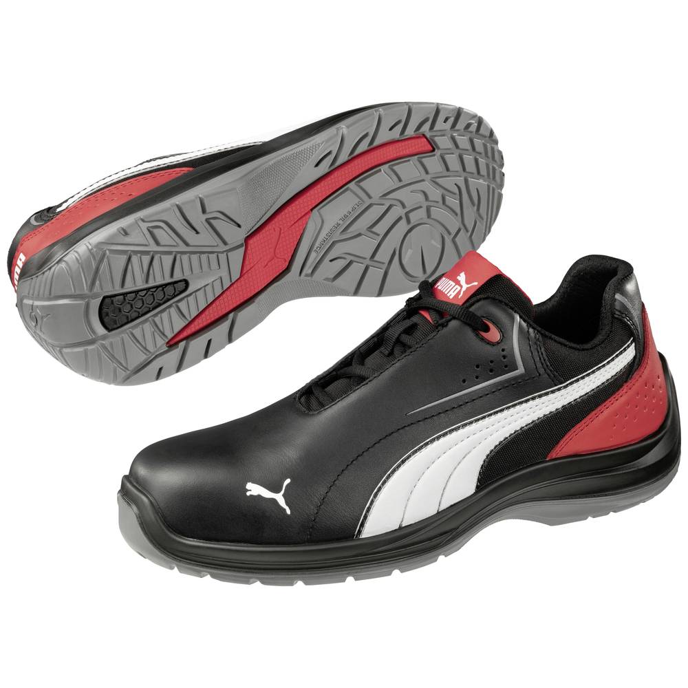 PUMA Touring Black Low 643410200000037 Lage veiligheidsschoenen ESD S3 Schoenmaat (EU): 37 Zwart, Rood 1 paar