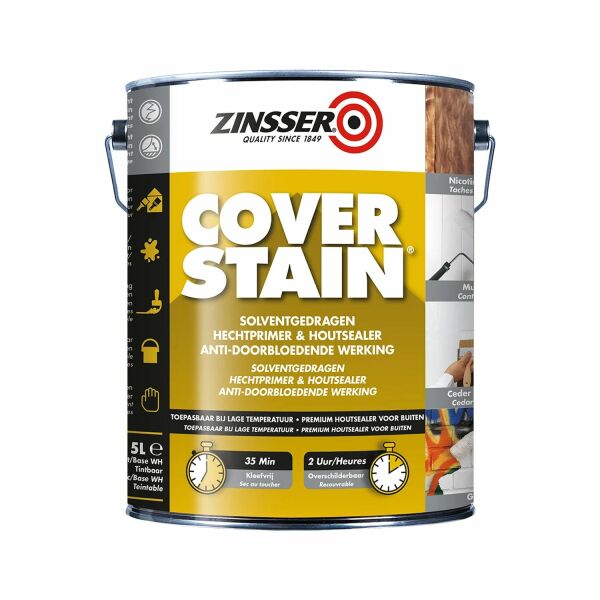 Zinsser Coverstain - Op Kleur Gemengd - 5L