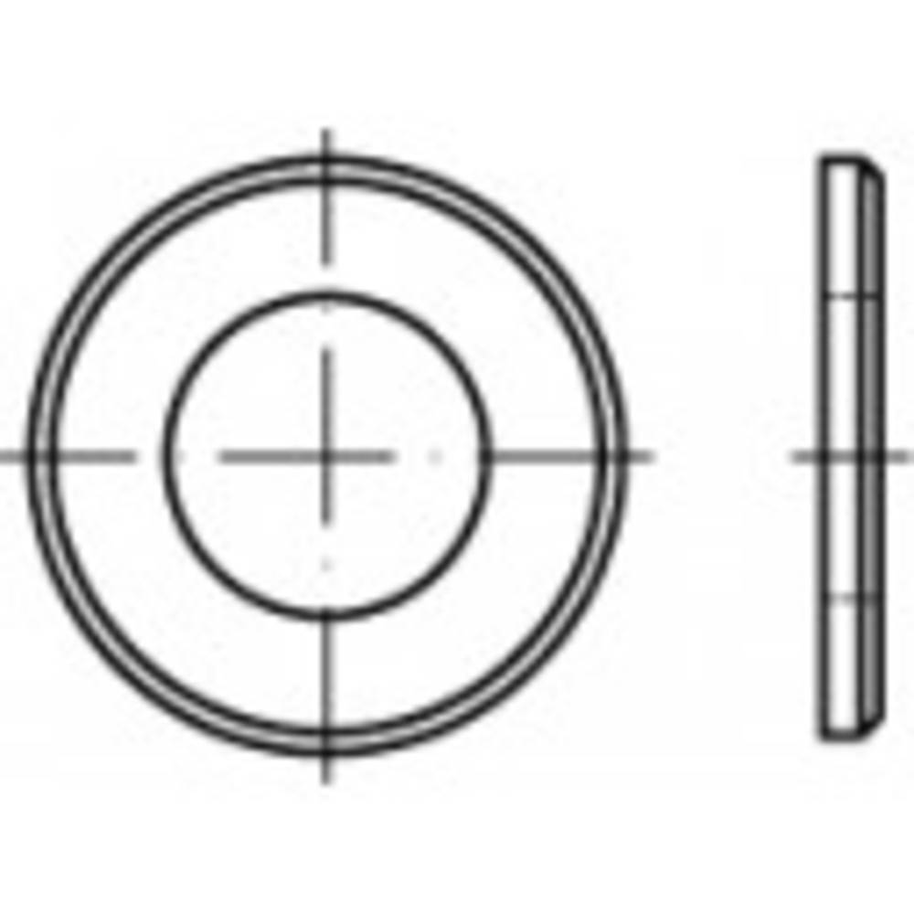 TOOLCRAFT Onderlegring 93 mm 160 mm Staal 5 stuk(s)  TO-9978114