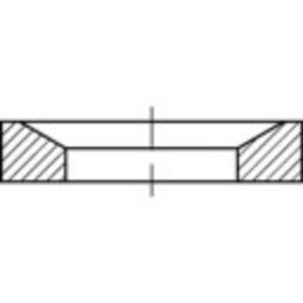 TOOLCRAFT Kogelschijven 42 mm 68 mm Staal Galvanisch verzinkt 10 stuk(s)  TO-9979104
