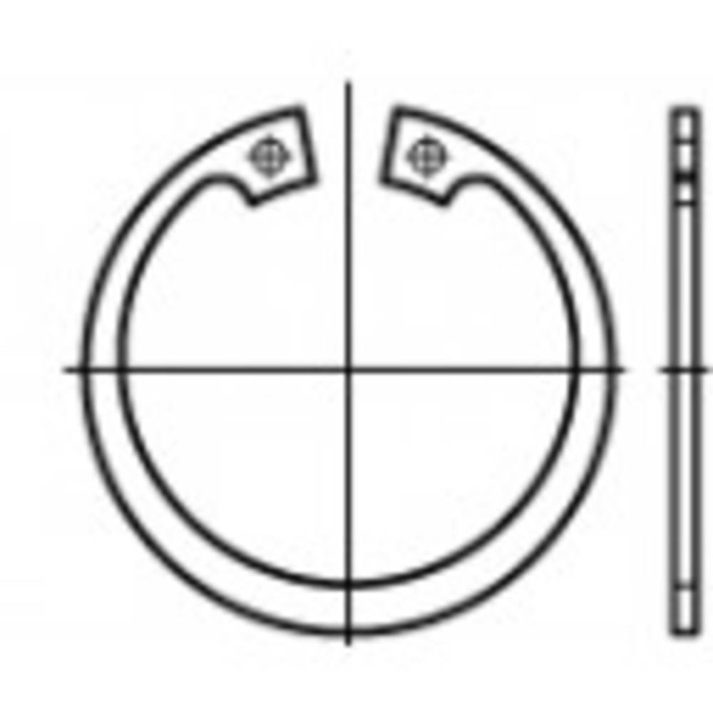 TOOLCRAFT TO-9988749 Zekeringsringen Binnendiameter: 54.2 mm DIN 472 RVS 10 stuk(s)