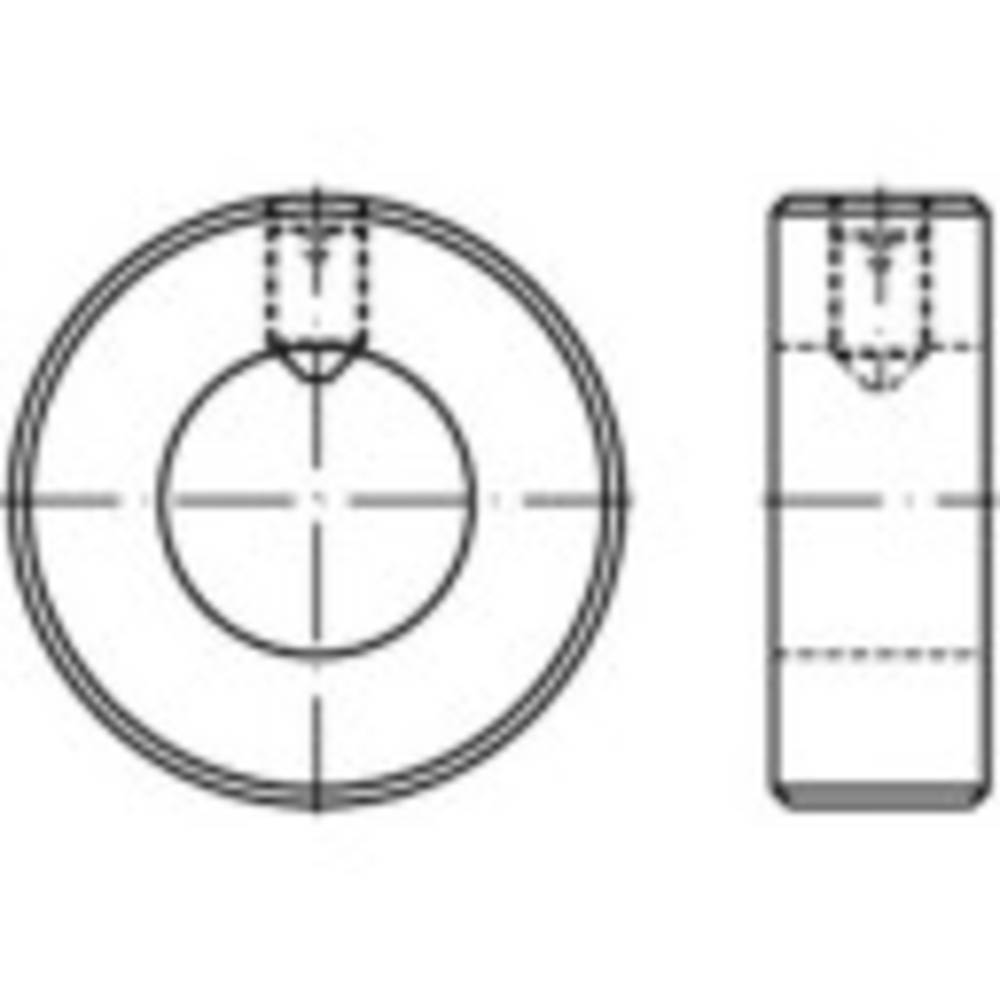 TOOLCRAFT TO-9978384 Stelringen Buitendiameter: 110 mm M12 DIN 705 Staal 5 stuk(s)