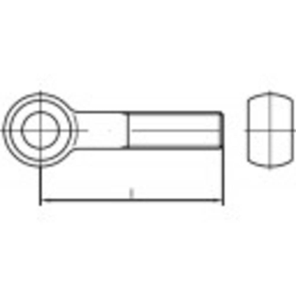 TOOLCRAFT TO-9974571 Oogbouten M20 170 mm DIN 444 Staal 10 stuk(s)