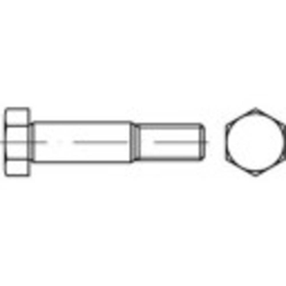 TOOLCRAFT TO-9975102 Zeskant passchroeven M30 130 mm Buitenzeskant DIN 609 Staal 5 stuk(s)
