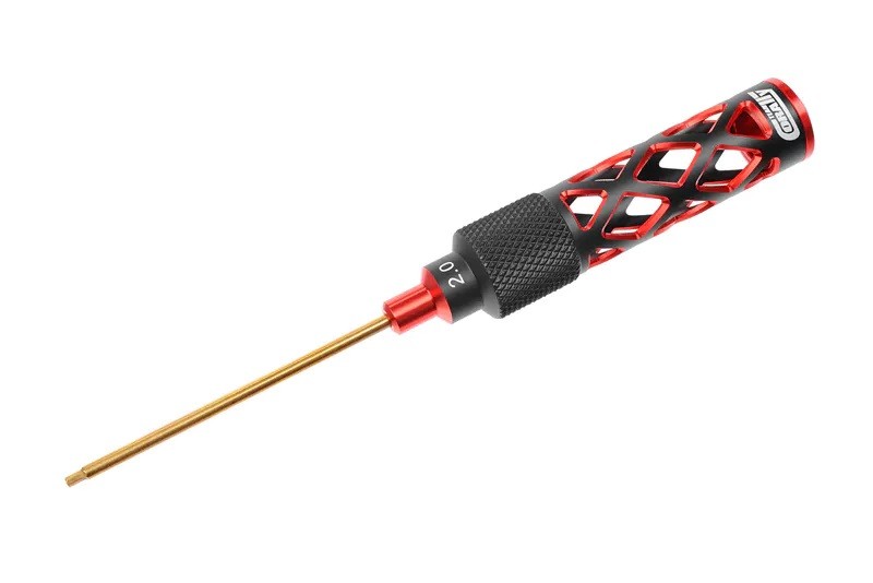 Team Corally Pro Tool hex driver 2.0mm hardend tip lightened alu grip