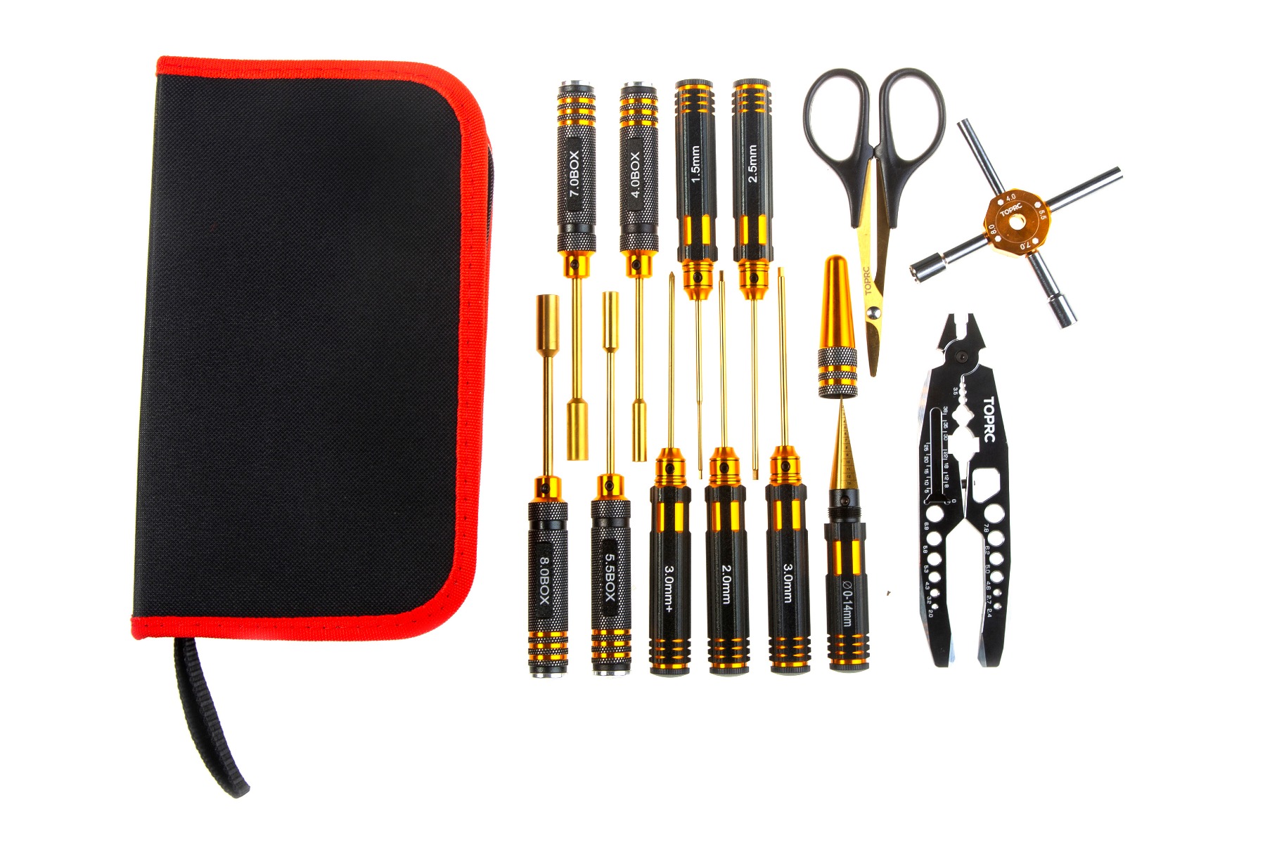 TRC TopRC - Premium gereedschap set in etuis - 13 stuks