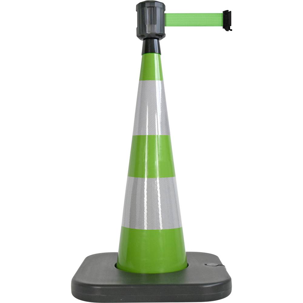 VISO RCX102VE Verkeerskegel PVC groen kegel voor vaste riem groen (Ø x h) 90 mm x 1000 mm