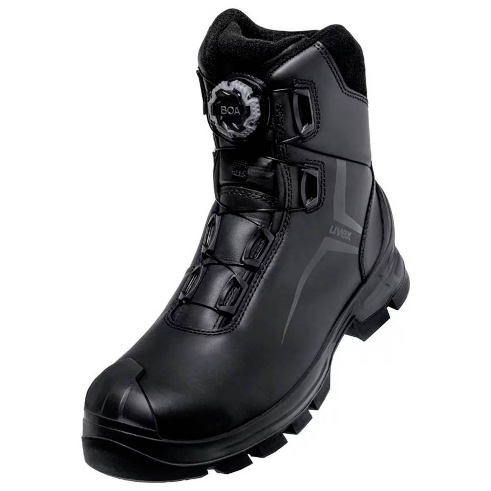 Uvex S3L BOA PU/GU W12 6536346 Hoge veiligheidsschoenen S3L Schoenmaat (EU): 46 Zwart 1 paar