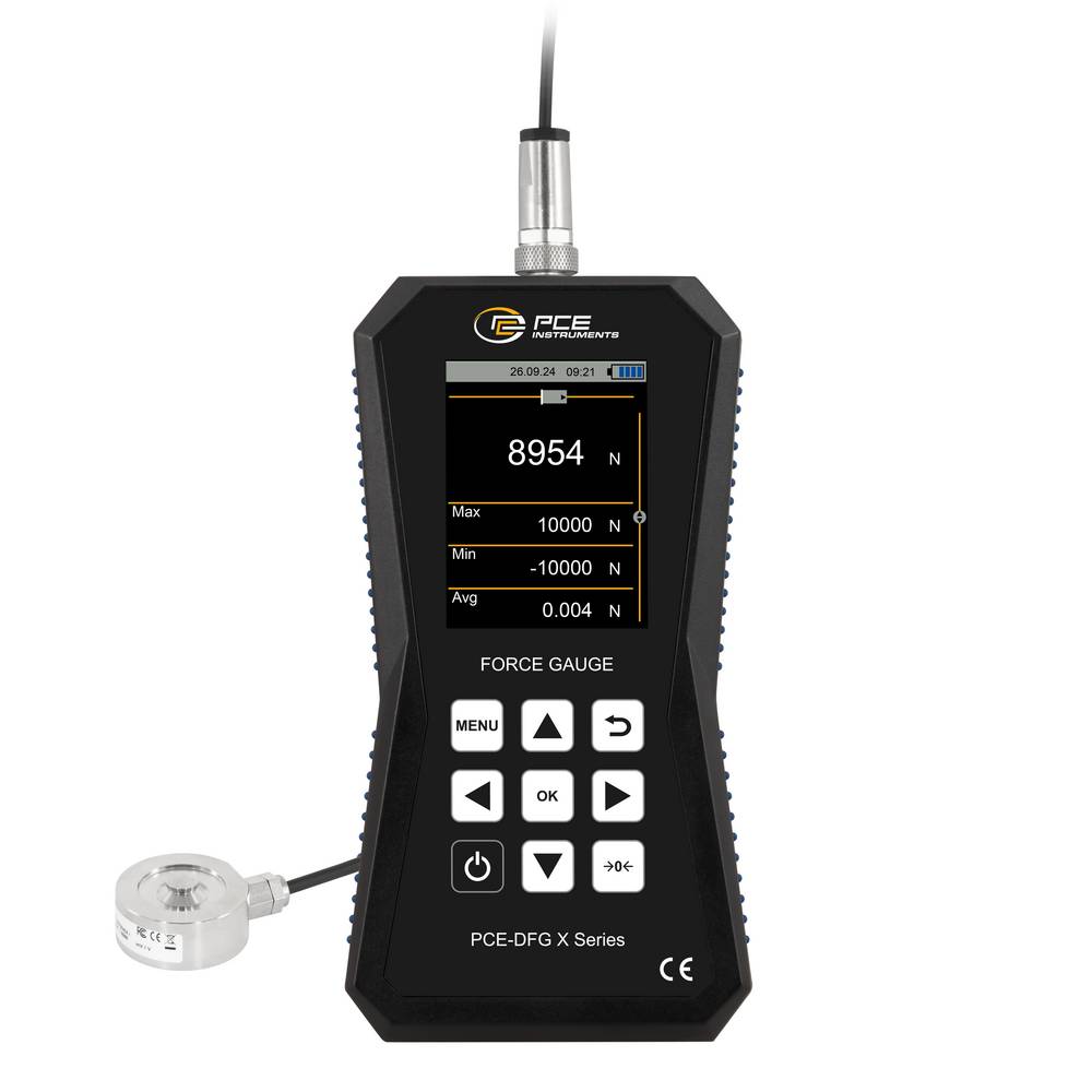 PCE Instruments PCE-DFG 10K XF Krachtmeter 0 - 10000 N Fabrieksstandaard (zonder certificaat)