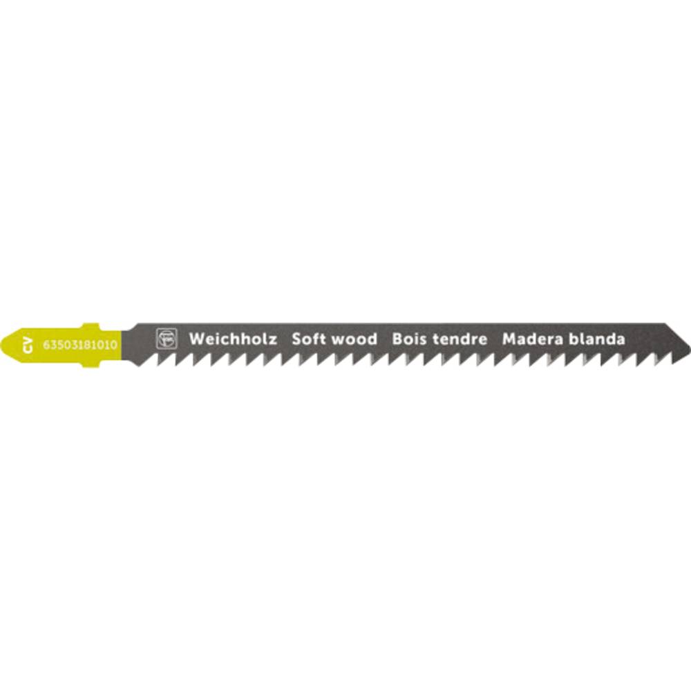Fein 63503181010 Decoupeerzaagblad voor hout CV 90 T3 SW SC 5 stuk(s)