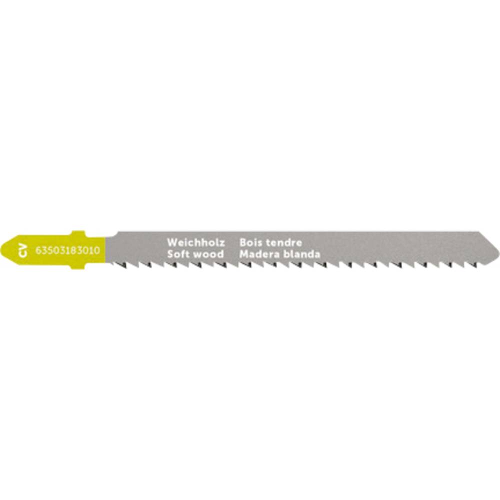 Fein 63503183010 Decoupeerzaagblad voor hout CV 75 T2.5 SW SC RV 5 stuk(s)
