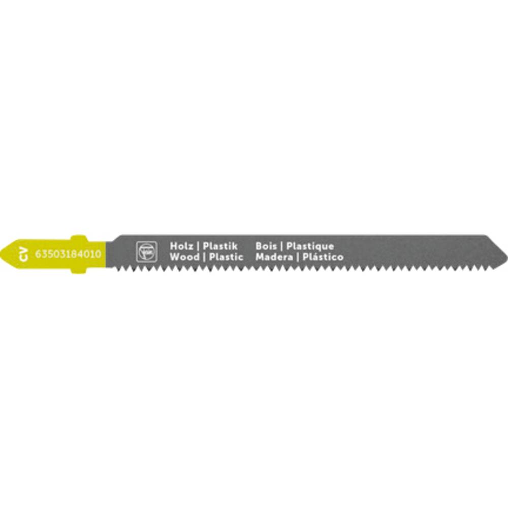 Fein 63503184010 Decoupeerzaagblad voor laminaat en kunststof CV 75 T1.5 WP SC 5 stuk(s)